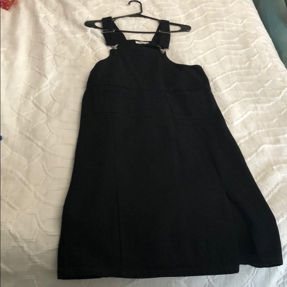 Cute denim black overall jumper.